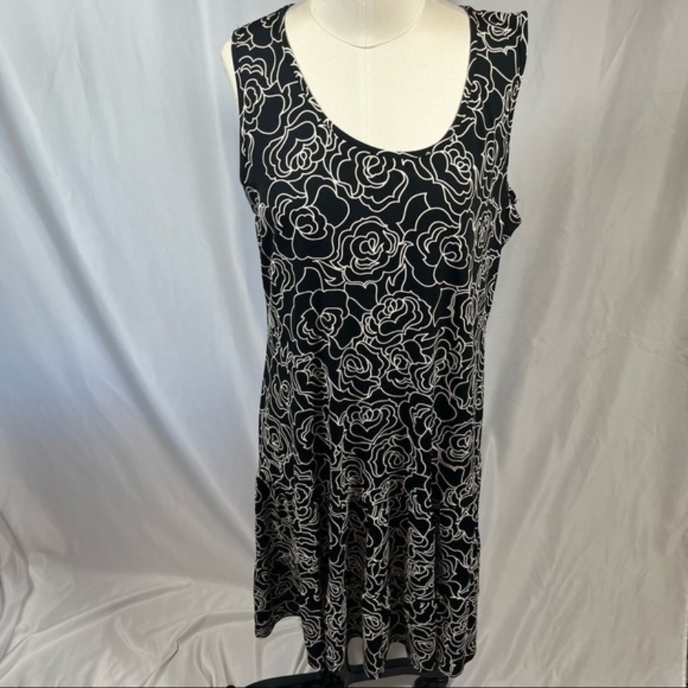 MSK Petite Flower Dress
